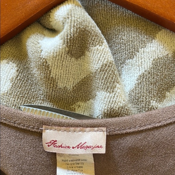 Fashion Magazine dreamcatcher Brown Sleeveless Tank Top - Picture 2 of 4